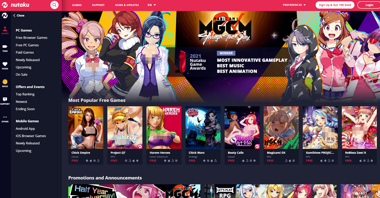 ThePornDude presents the best porn apps of 2021 16 Hentai Games Online Nutaku blurred tmp